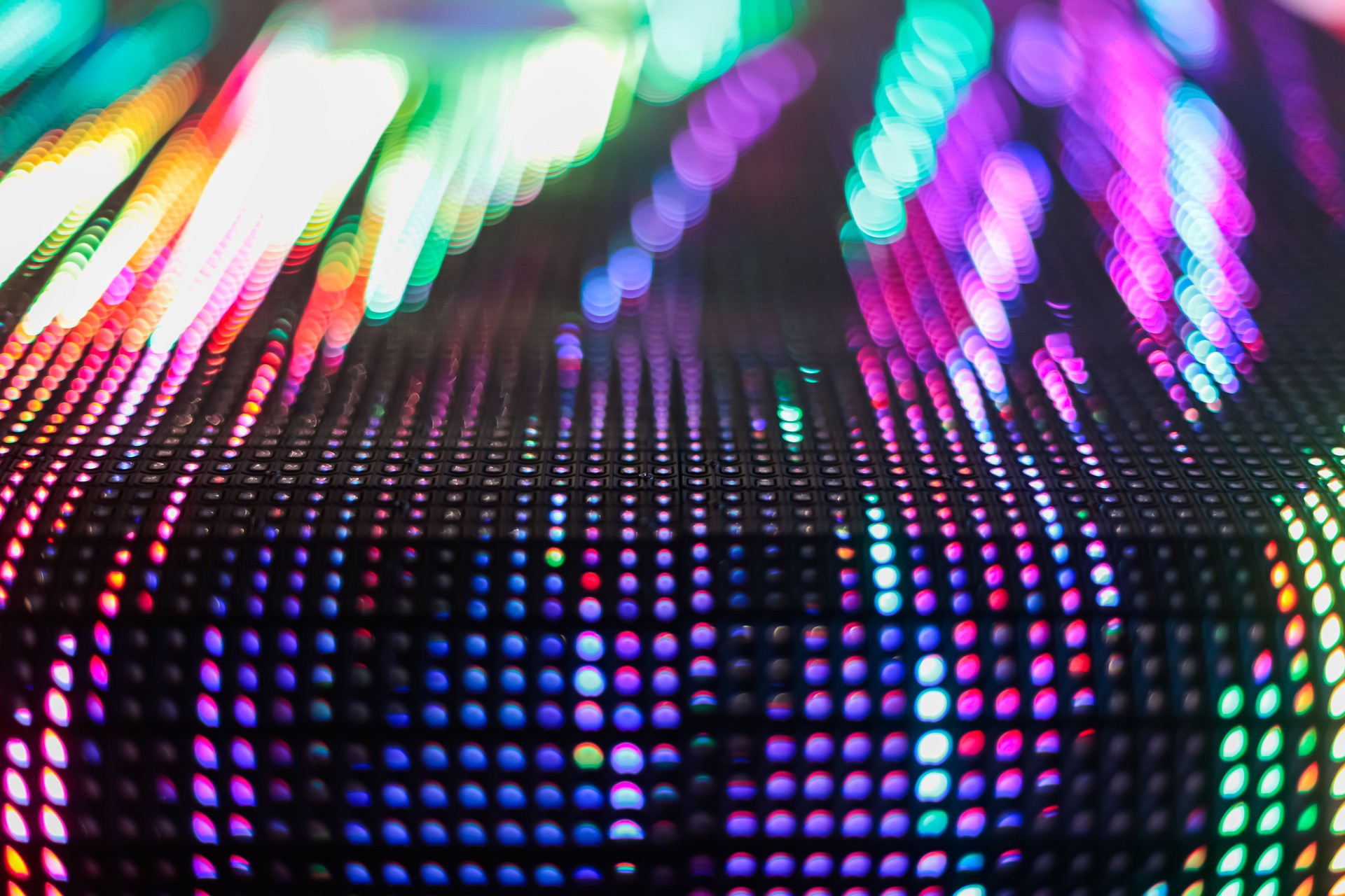 Bright colored LED smd wall with corner